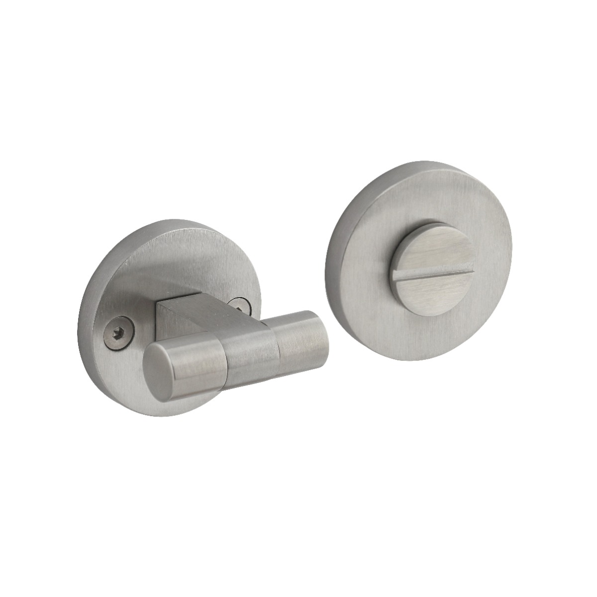 Intersteel WC-sluiting Shiraat Grand&Johnson éénzijdig verdekt bediening links ø55x8mm rvs geborsteld