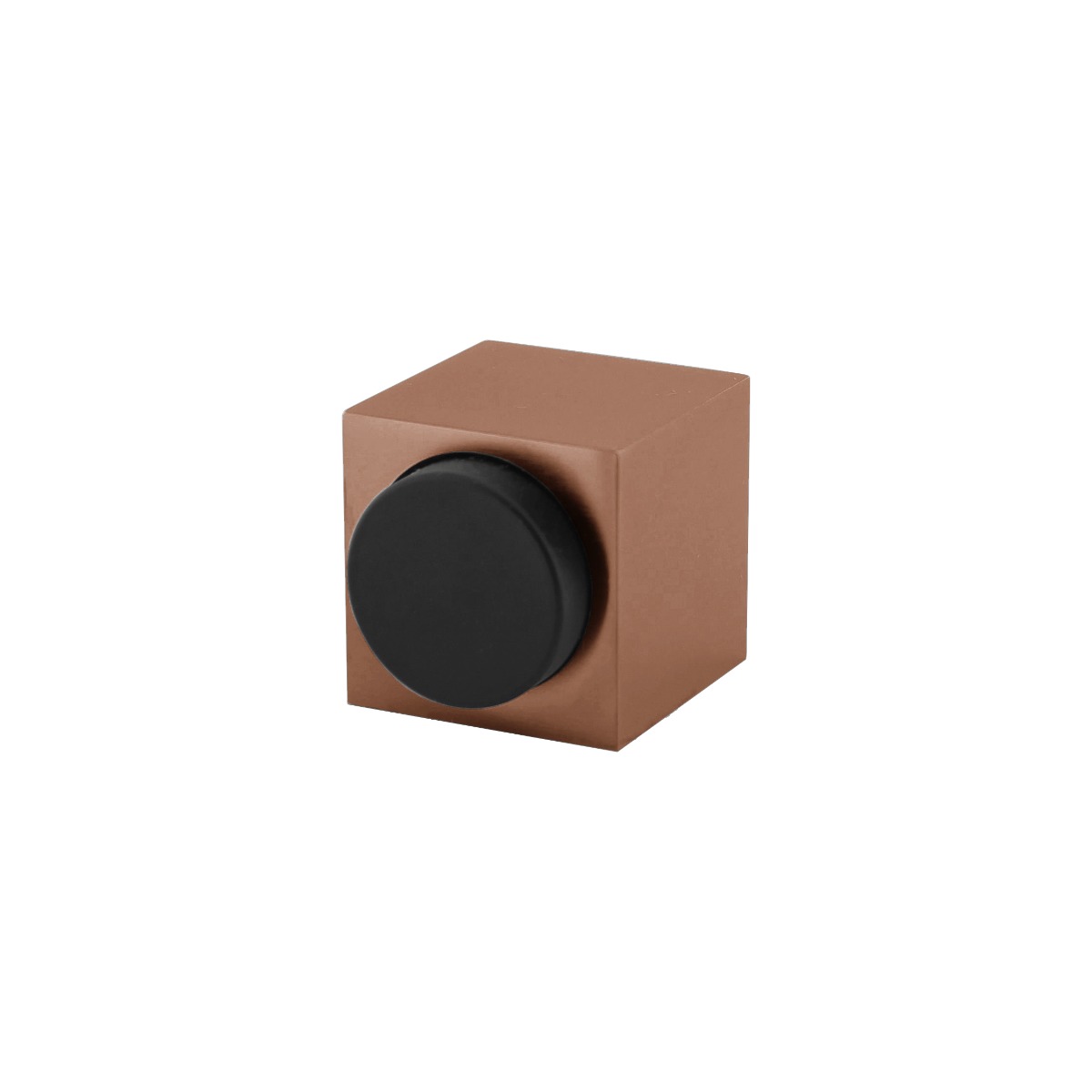 Intersteel Olivari deurstop Cubo koper mat titaan PVD