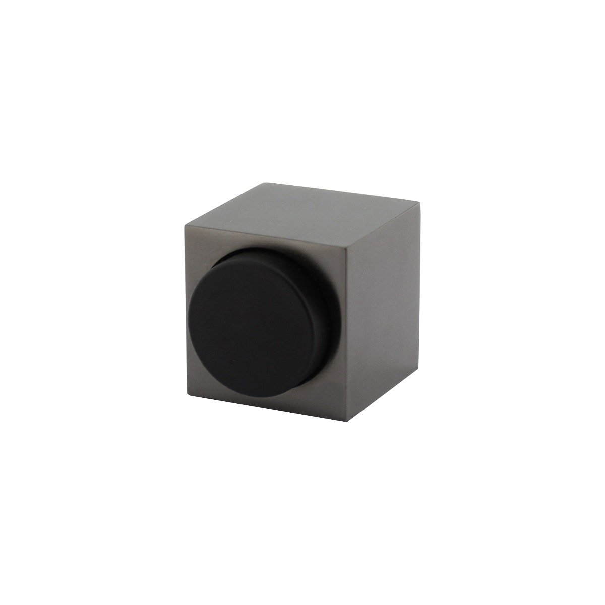 Intersteel Olivari deurstop Cubo antraciet mat titaan PVD