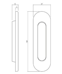 Intersteel Olivari schuifdeurkom Vico chroom 4 d109cr 1