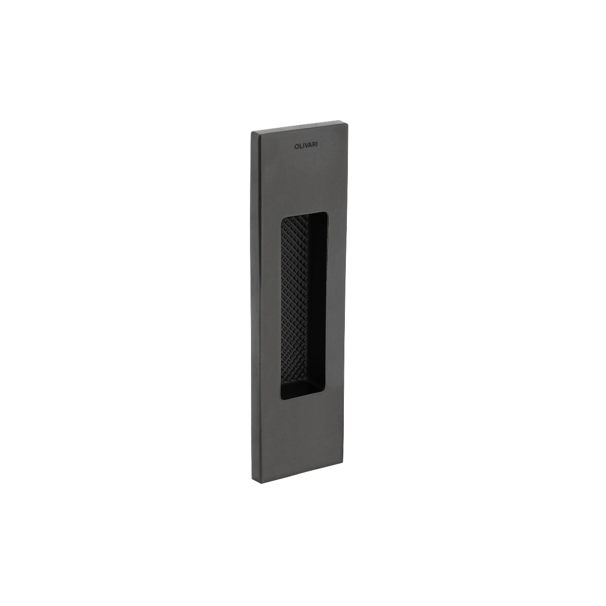 Intersteel Olivari schuifdeurkom Siro antraciet mat titaan PVD