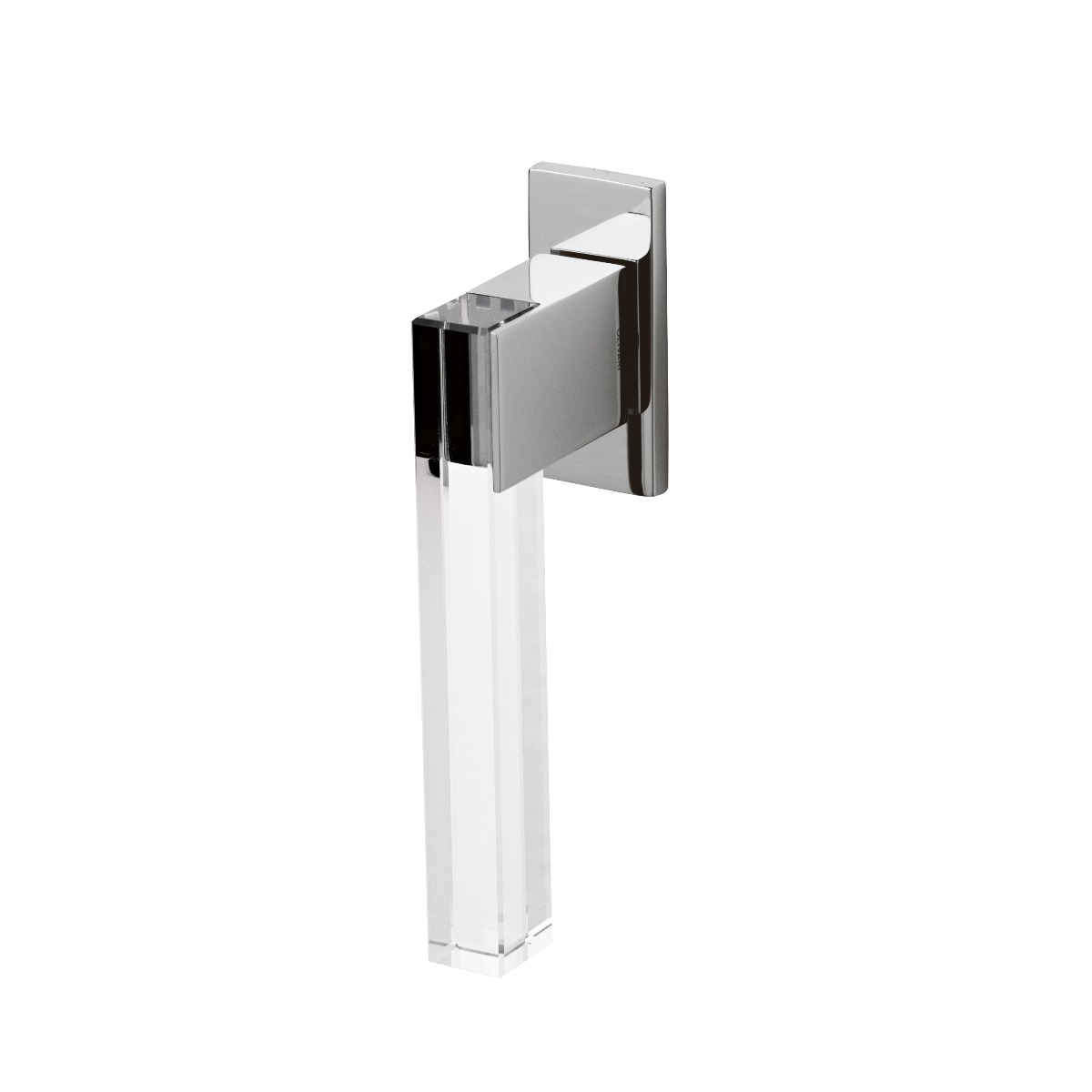 Intersteel Olivari raamkruk Ice Cube chroom transparant
