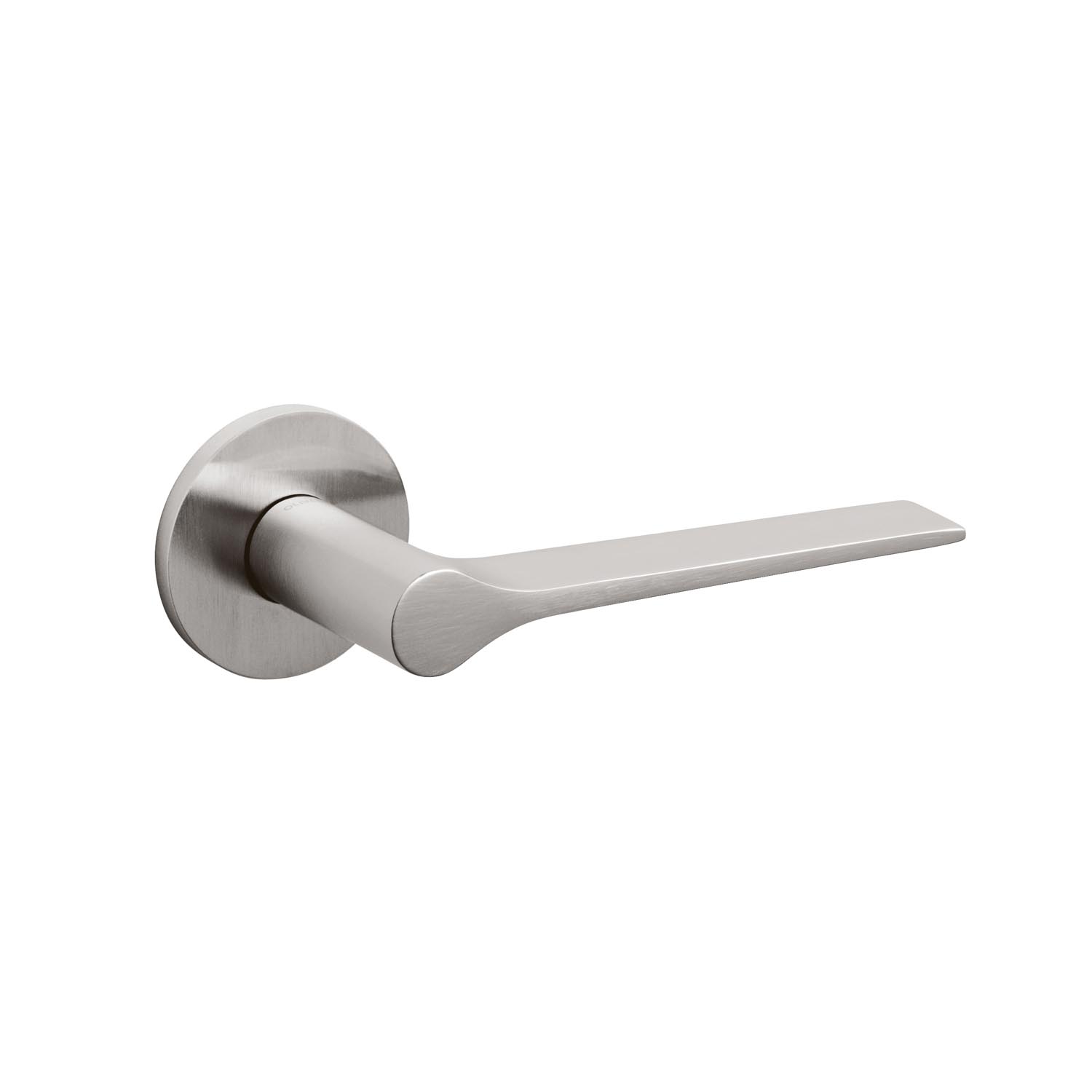 Intersteel Olivari deurkruk Lama L op rozet rvs mat titaan PVD