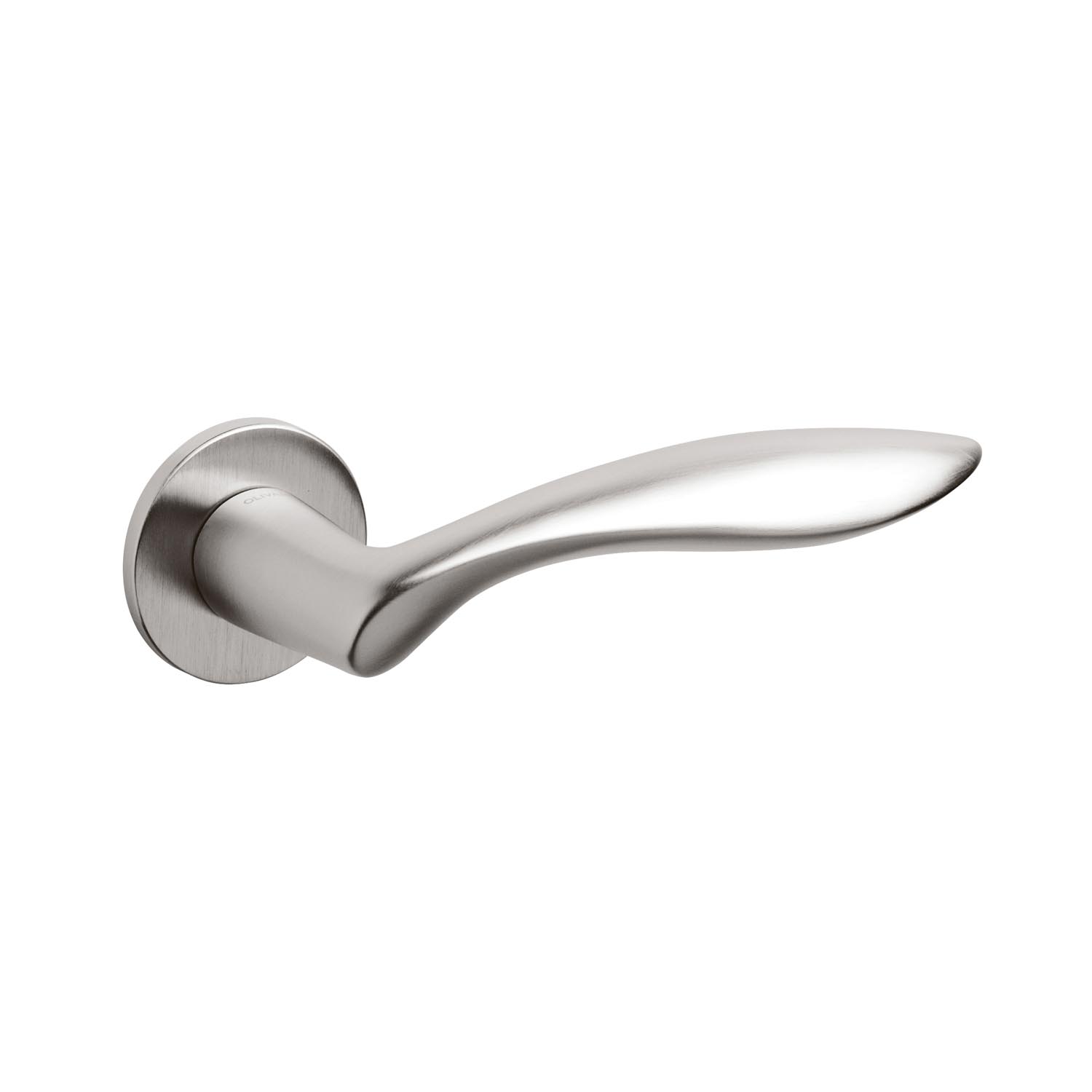 Intersteel Olivari deurkruk Onda op rozet rvs mat titaan PVD