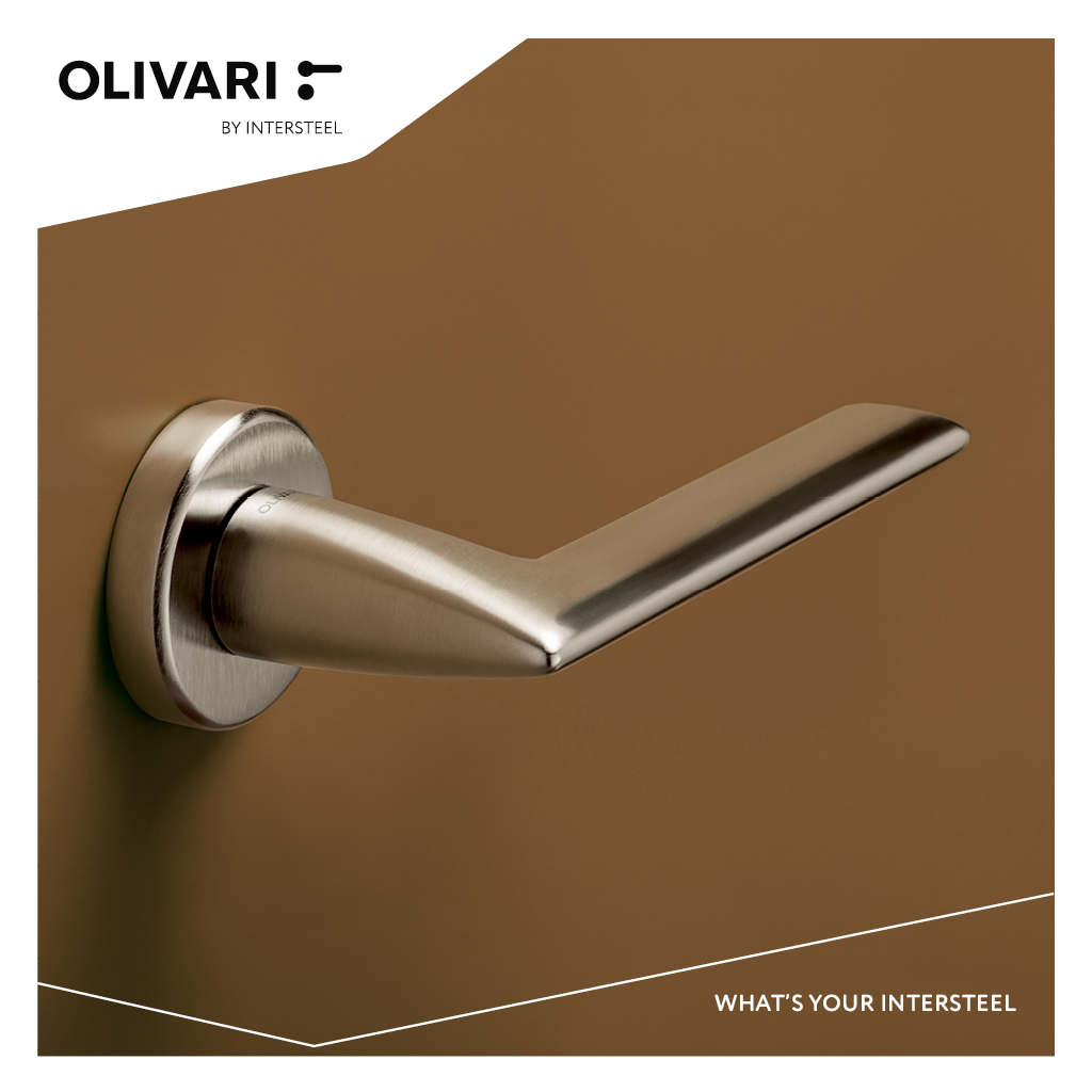 Intersteel Olivari deurkruk Tecno op rozet chroom mat 2 m182nsb8bco 9