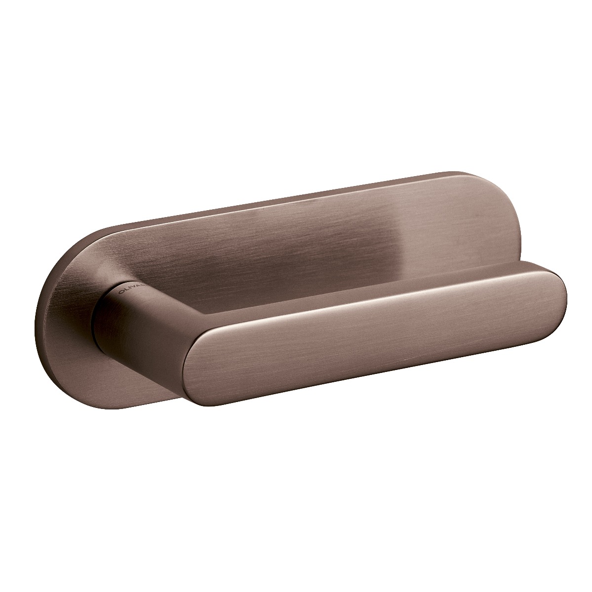 Intersteel Olivari deurkruk Link op horizontaal schild brons mat titaan PVD