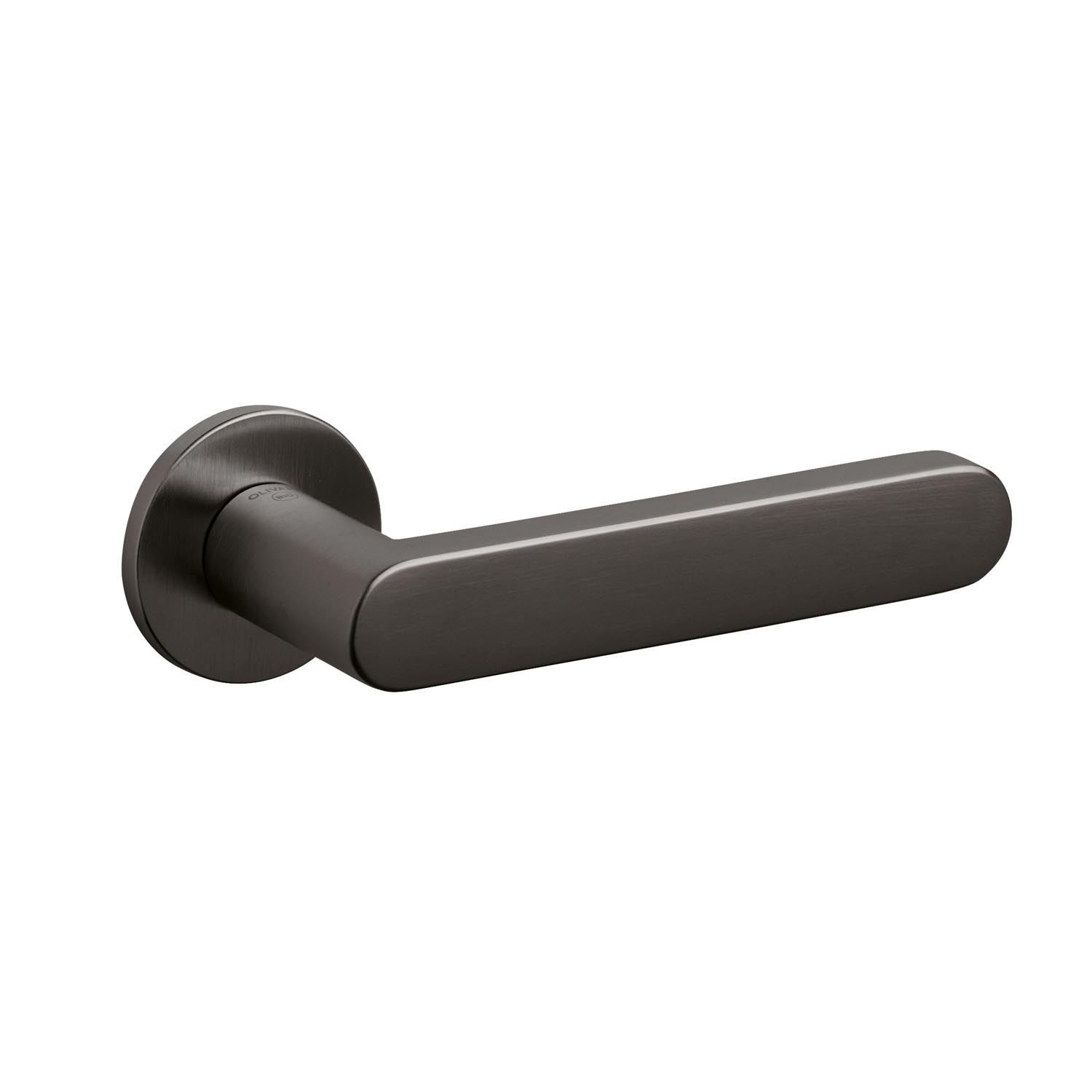 Intersteel Olivari deurkruk Link op rozet antraciet mat titaan PVD