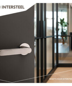 Intersteel Olivari deurkruk Link op rozet antraciet mat titaan PVD 8 m200nsb8bus 9