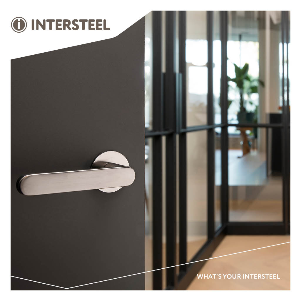 Intersteel Olivari deurkruk Link op rozet antraciet mat titaan PVD 4 m200nsb8bus 9