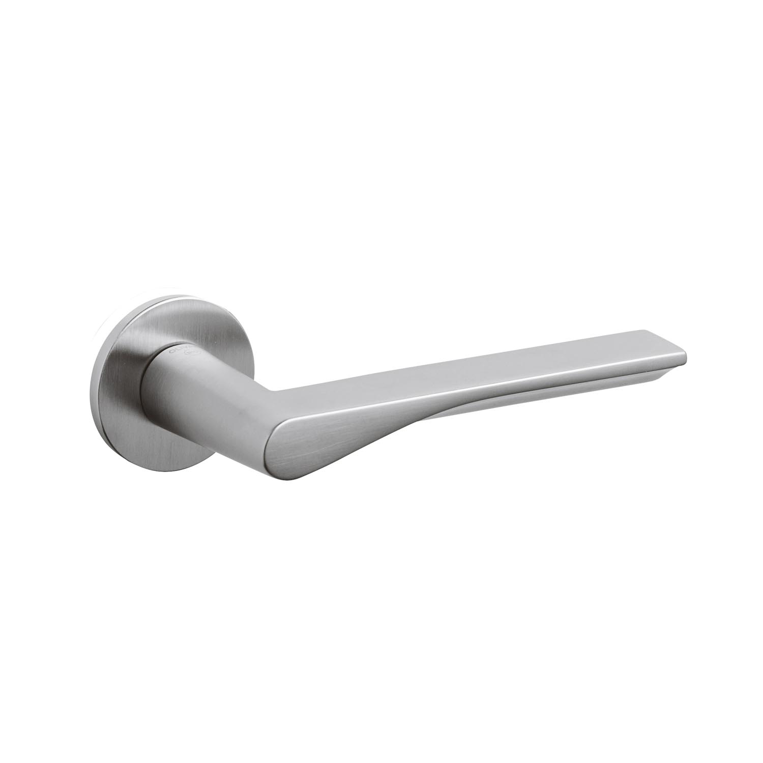 Intersteel Olivari deurkruk Fin op rozet chroom mat