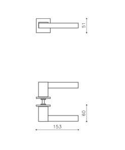 Intersteel Olivari deurkruk Ice Cube op rozet chroom mat transparant 8 m223nsb8bm6 2