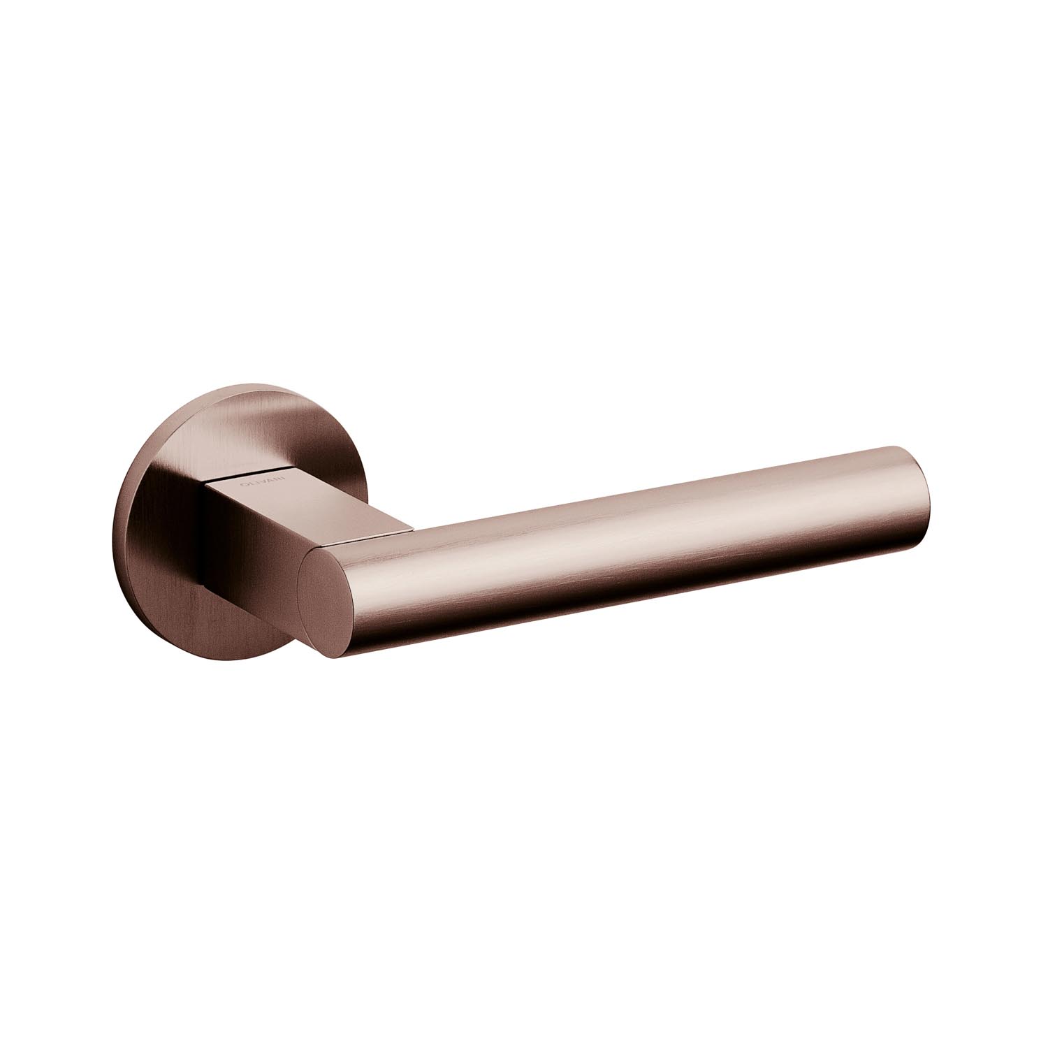Intersteel Olivari deurkruk Euclide op rozet brons mat titaan PVD