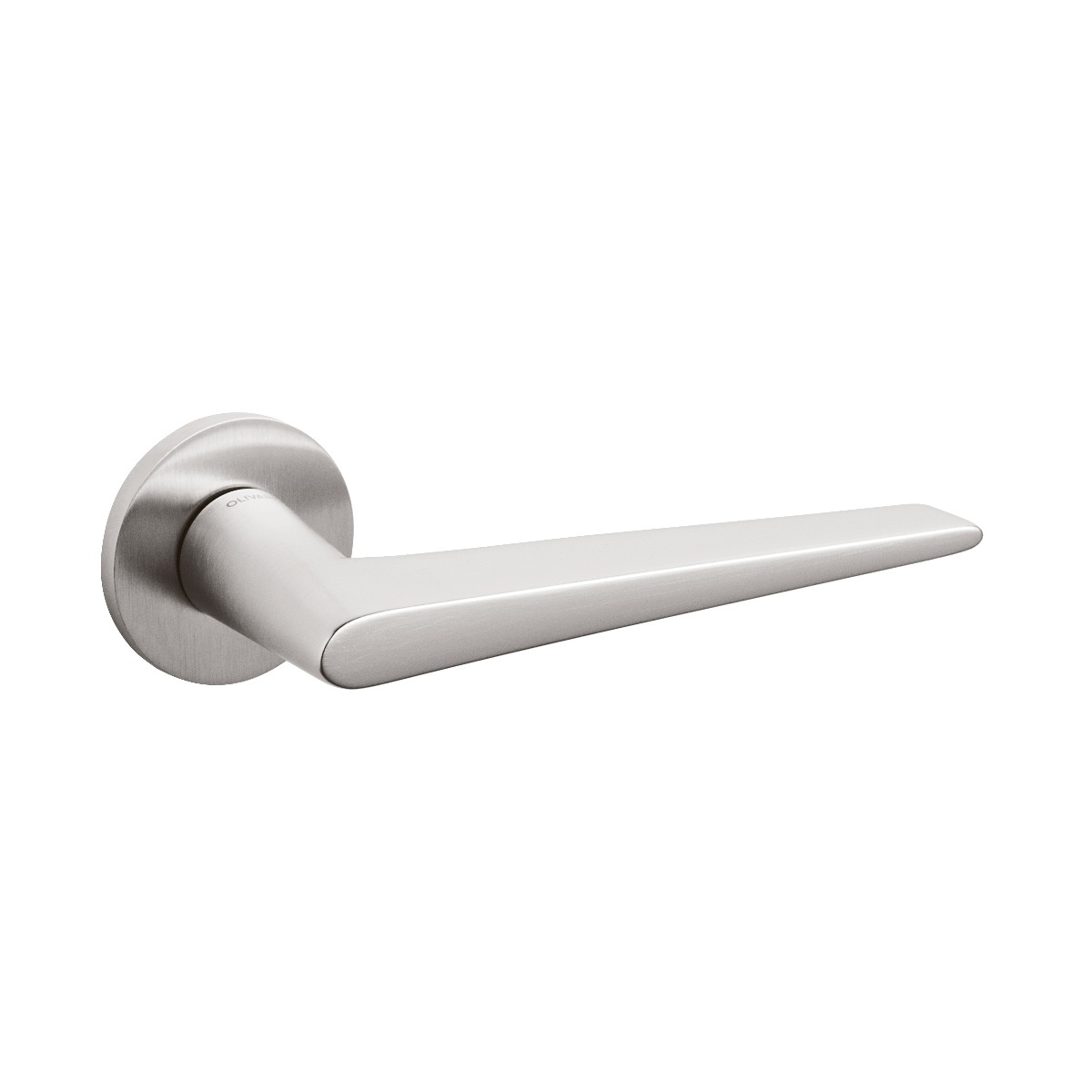 Intersteel Olivari deurkruk Nina op rozet rvs mat titaan PVD