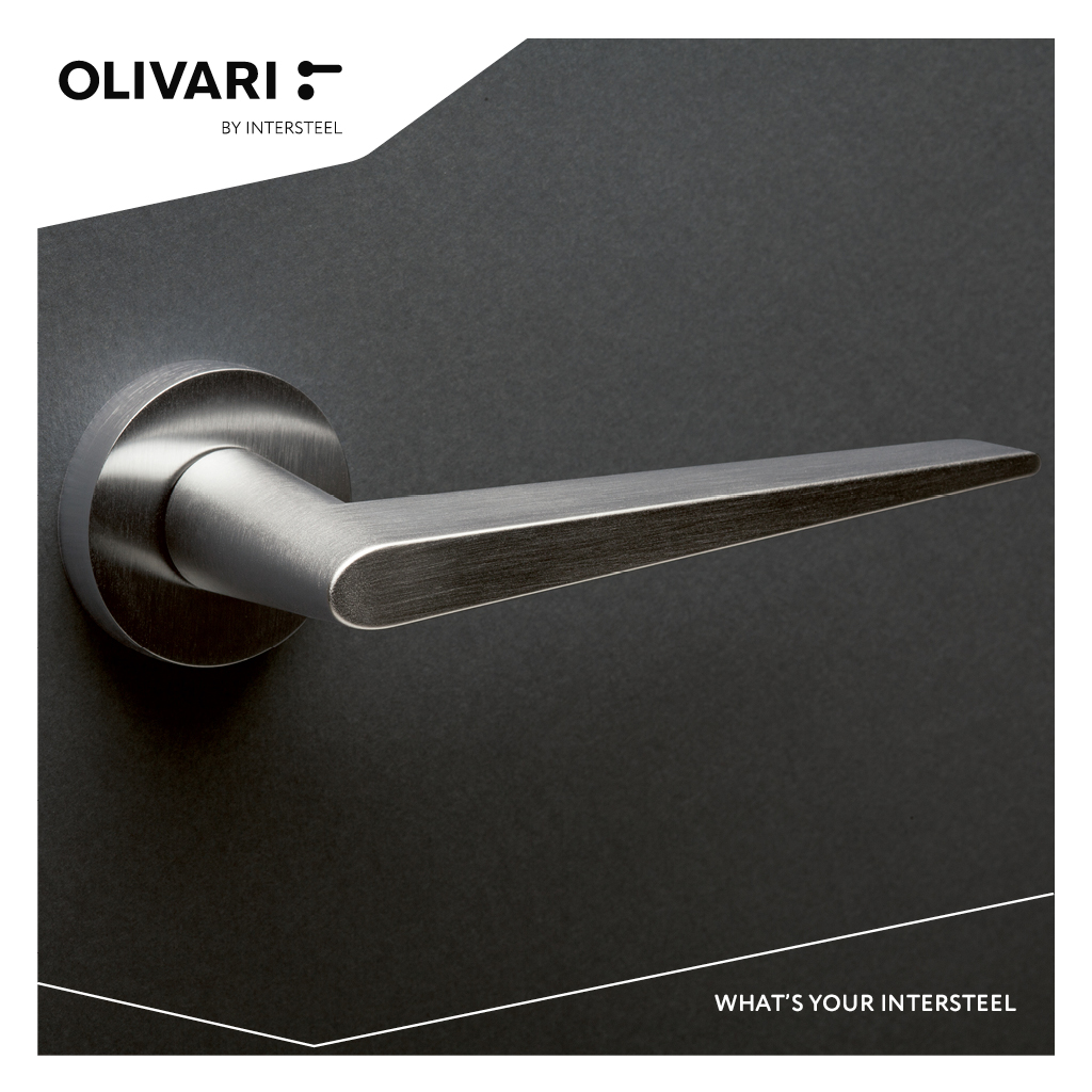 Intersteel Olivari deurkruk Nina op rozet rvs mat titaan PVD 2 m234nsb8bis 9