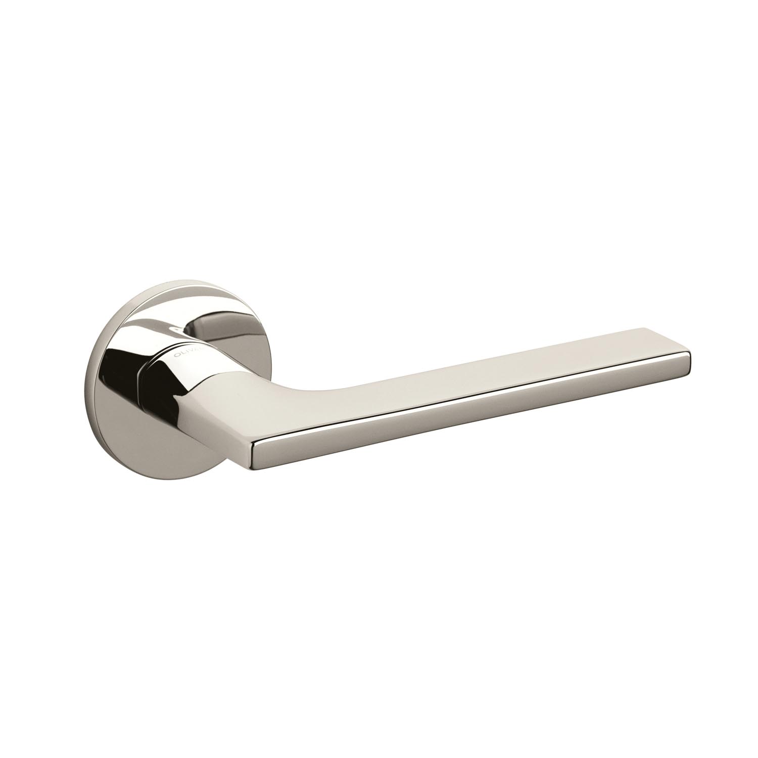 Intersteel Olivari deurkruk Lotus op rozet nikkel titaan PVD