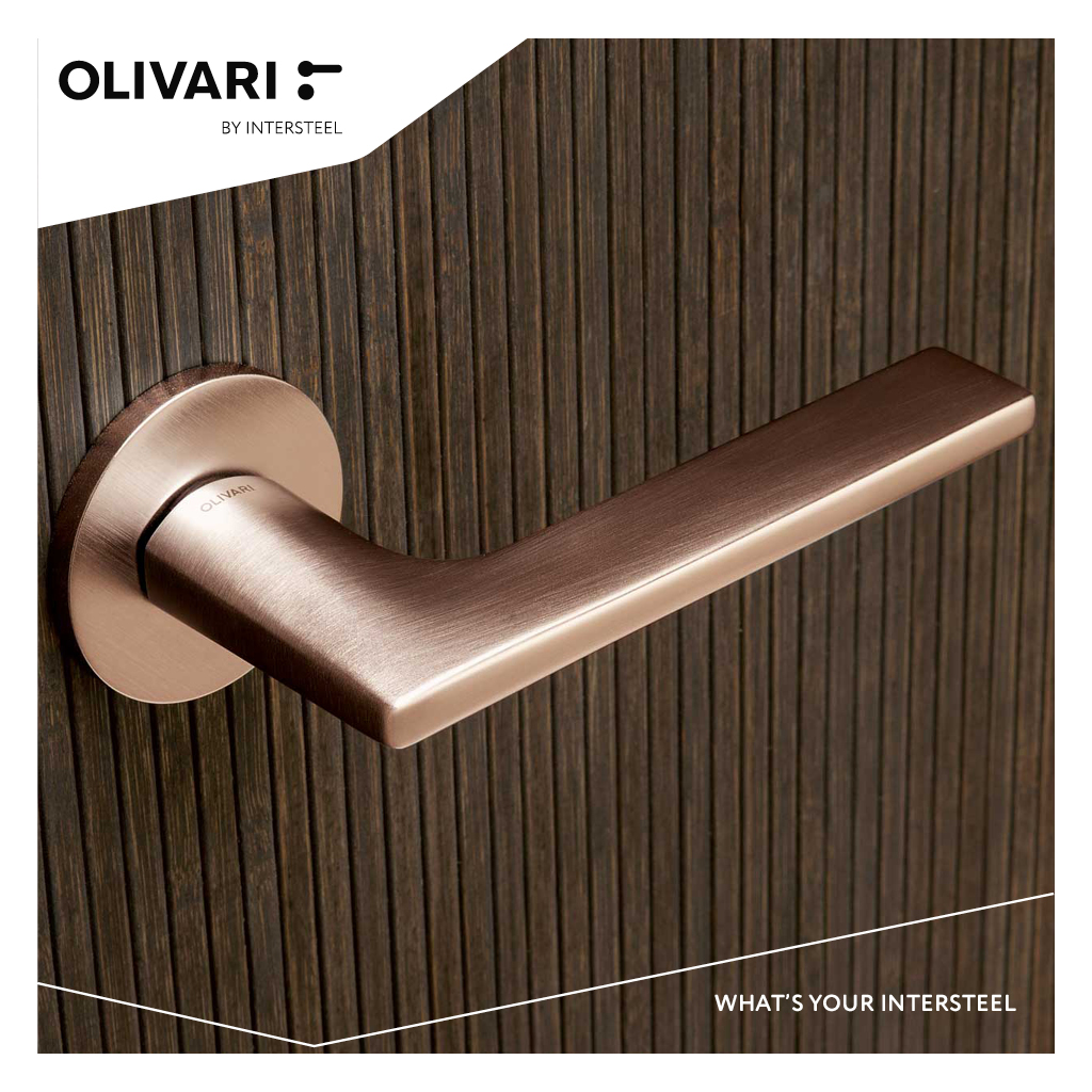 Intersteel Olivari deurkruk Lotus op rozet koper mat titaan PVD 3 m238nsb8brs 9