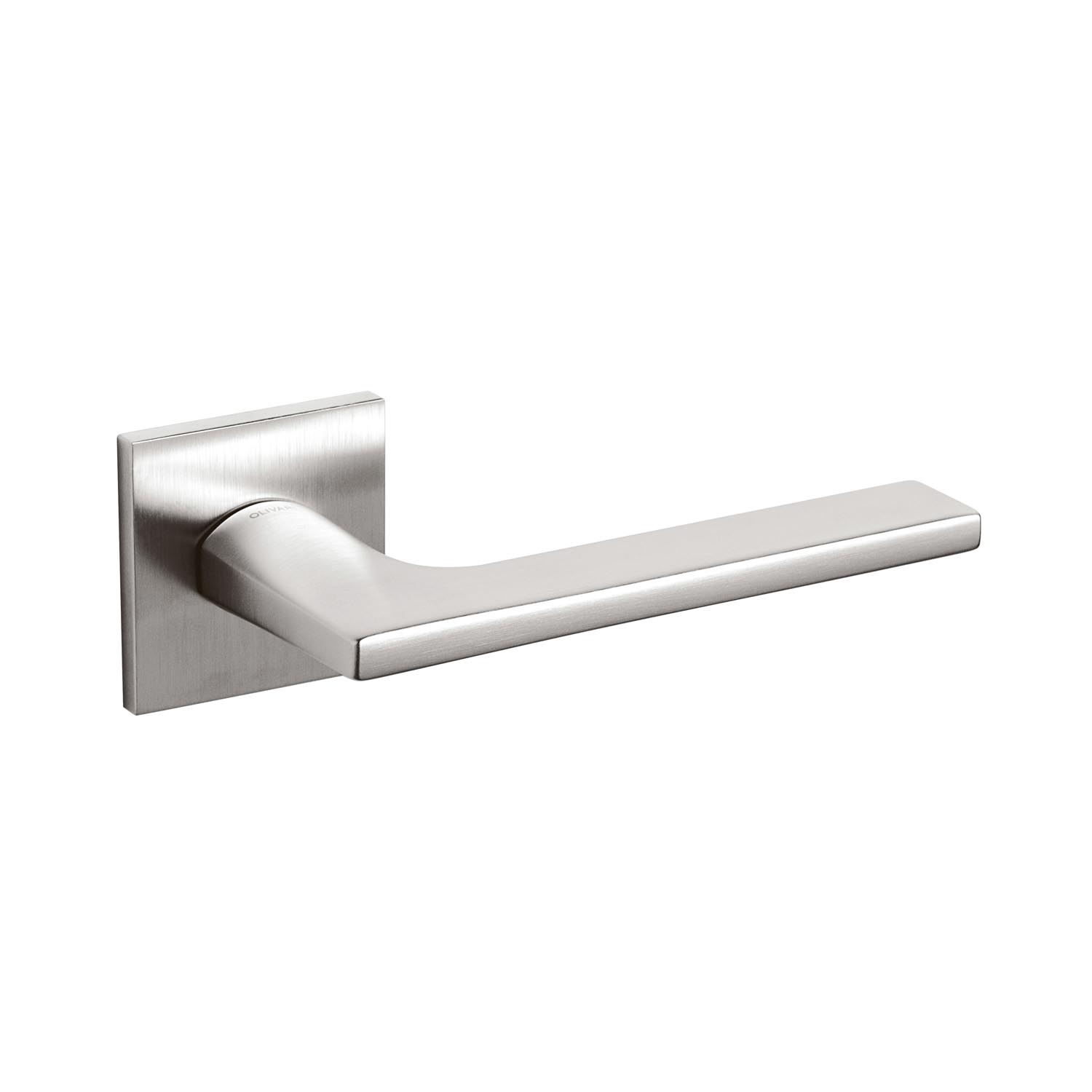 Intersteel Olivari deurkruk Lotus Q op rozet rvs mat titaan PVD