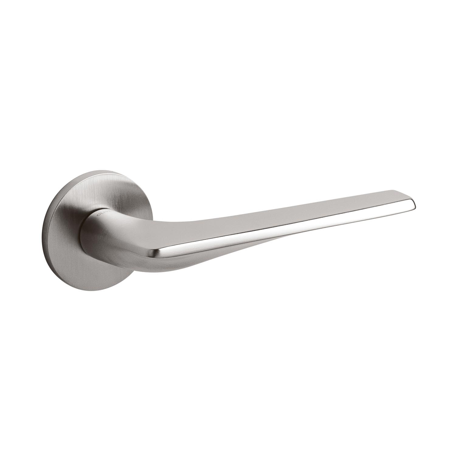 Intersteel Olivari deurkruk Twist op rozet rvs mat titaan PVD