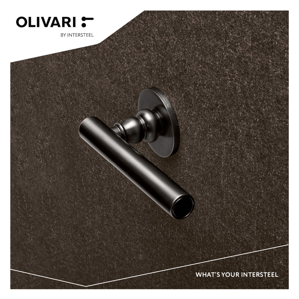 Intersteel Olivari deurkruk Dolce Vita op rozet antraciet titaan PVD 2 m243nsb8bus 9