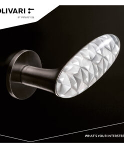 Intersteel Olivari deurkruk Crystal Diamond op rozet antraciet mat titaan PVD 8 m246nsb8bu6 10