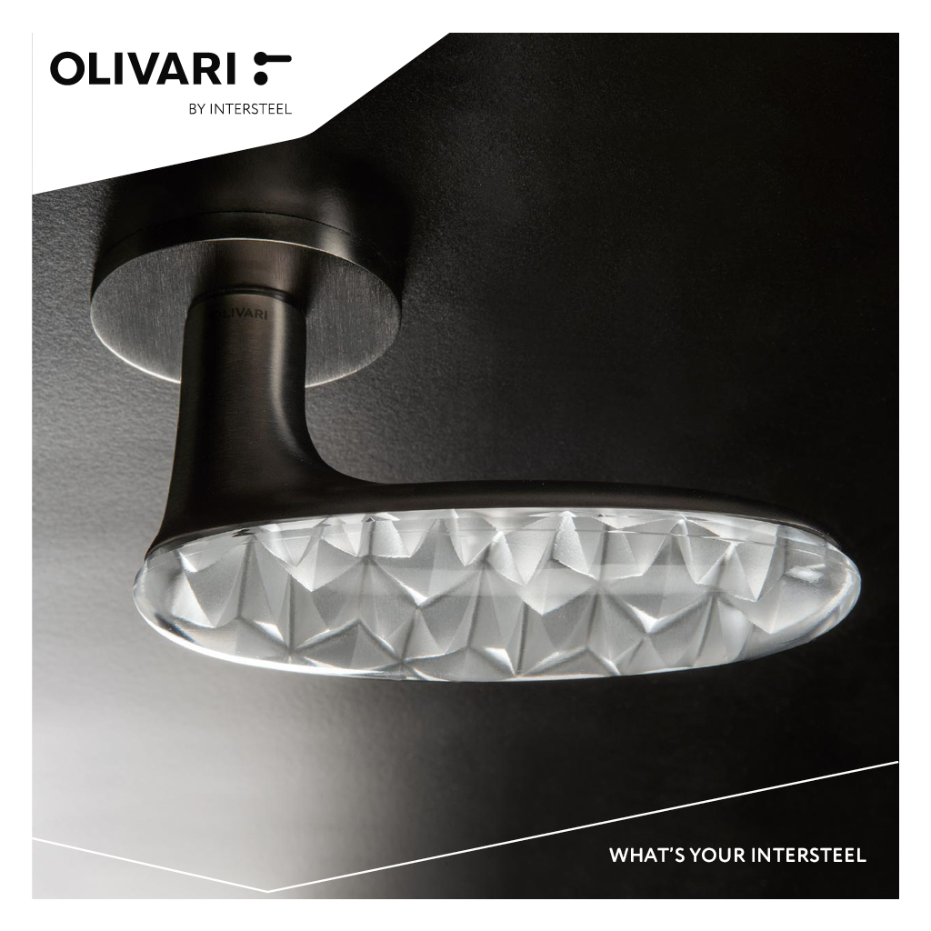 Intersteel Olivari deurkruk Crystal Diamond op rozet antraciet mat titaan PVD 2 m246nsb8bu6 11