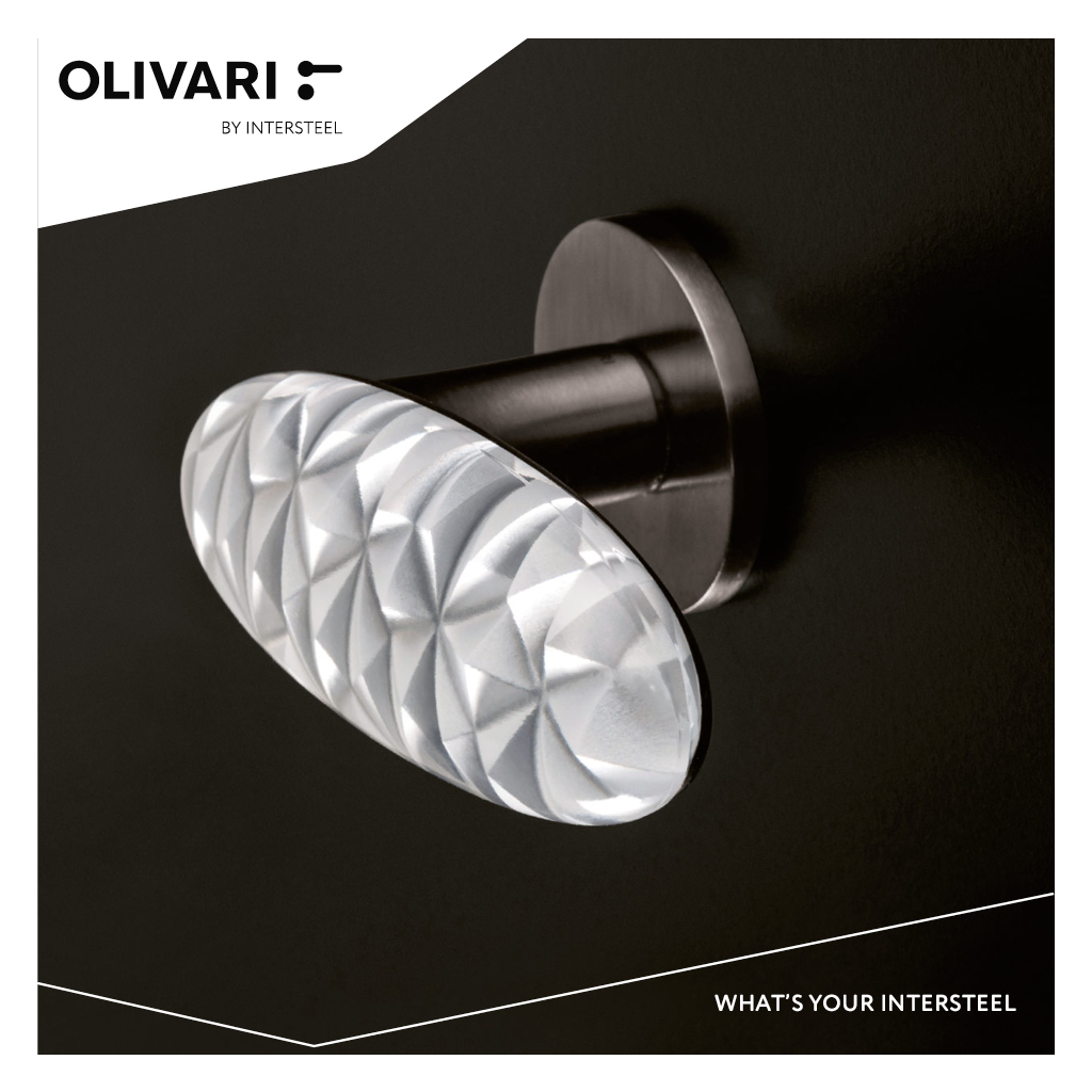 Intersteel Olivari deurkruk Crystal Diamond op rozet antraciet mat titaan PVD 4 m246nsb8bu6 9
