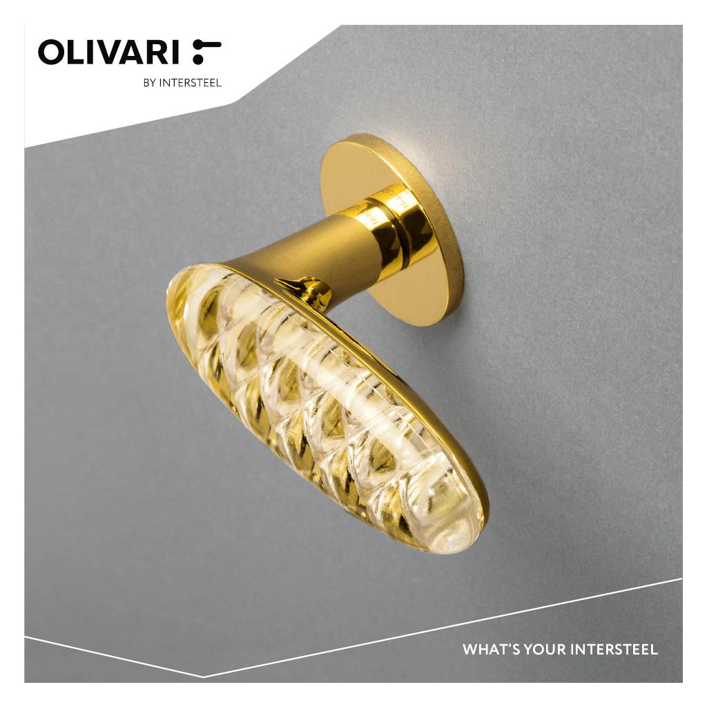 Intersteel Olivari deurkruk Crystal Diamond op rozet messing titaan PVD 3 m246nsb8bz6 10