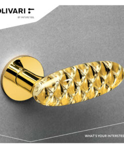 Intersteel Olivari deurkruk Crystal Diamond op rozet messing titaan PVD 6 m246nsb8bz6 9