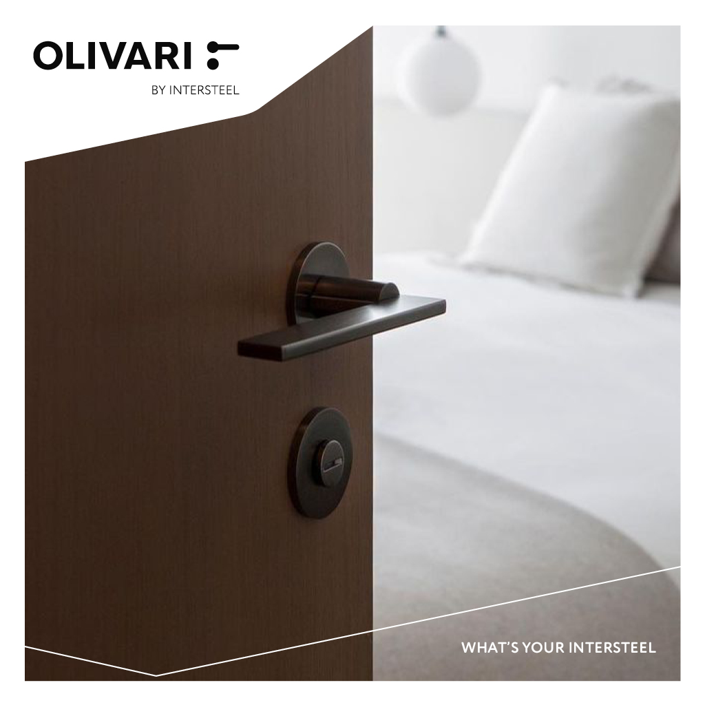 Intersteel Olivari deurkruk Open op rozet antraciet mat titaan PVD 2 m249nsb8bus social2