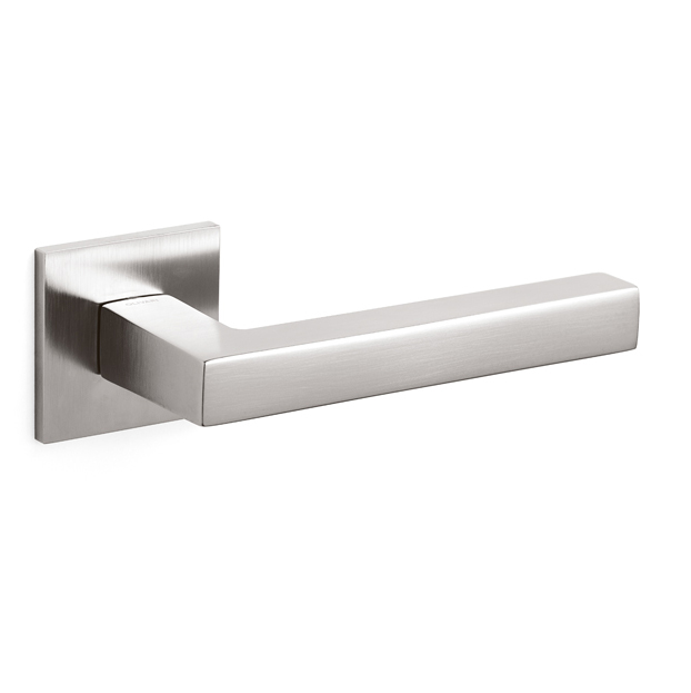 Intersteel Olivari deurkruk ABC op rozet rvs mat titaan PVD