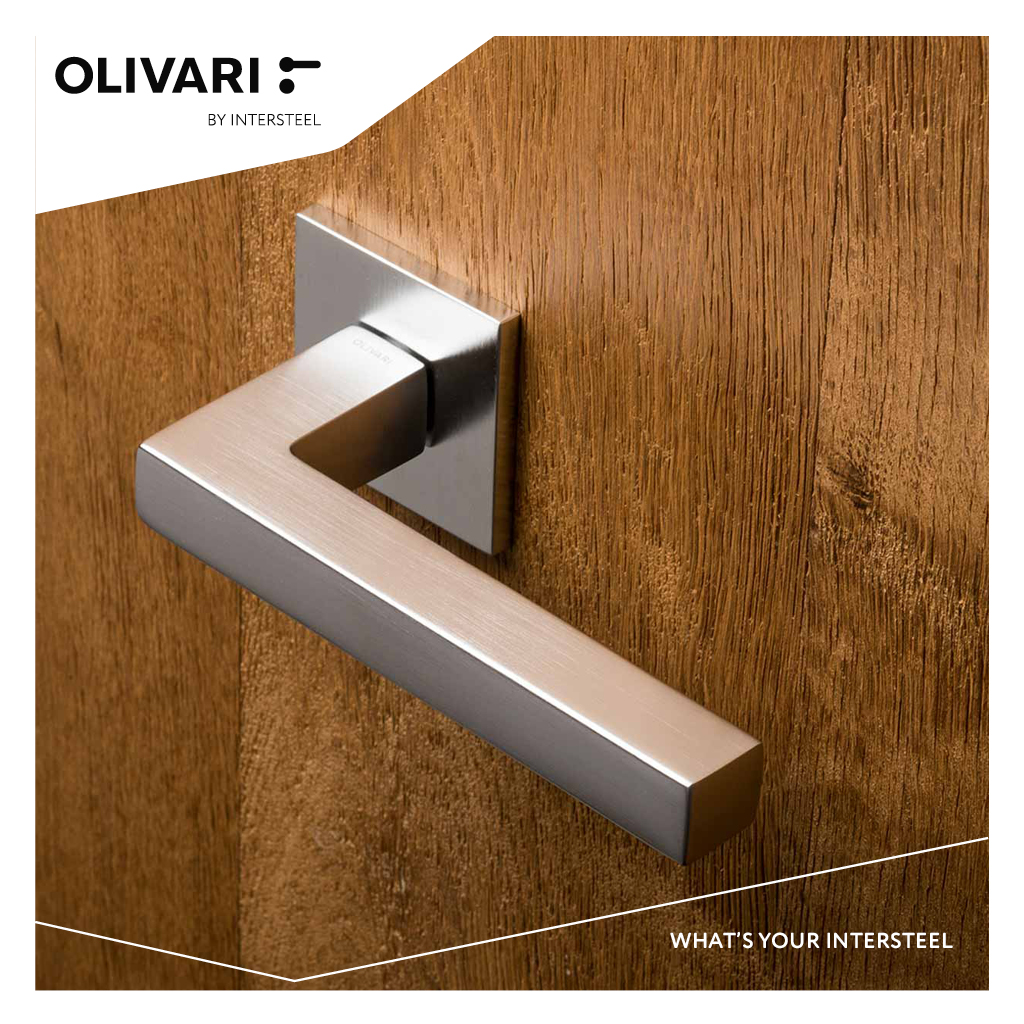 Intersteel Olivari deurkruk ABC op rozet rvs mat titaan PVD 3 m255nsb8bis 9 1