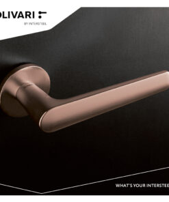 Intersteel Olivari deurkruk Lugano op rozet brons mat titaan PVD 5 m258nsb8bds 9
