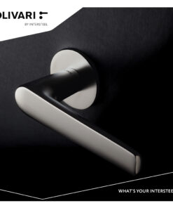 Intersteel Olivari deurkruk Lugano op rozet rvs mat titaan PVD 10 m258nsb8bis 10