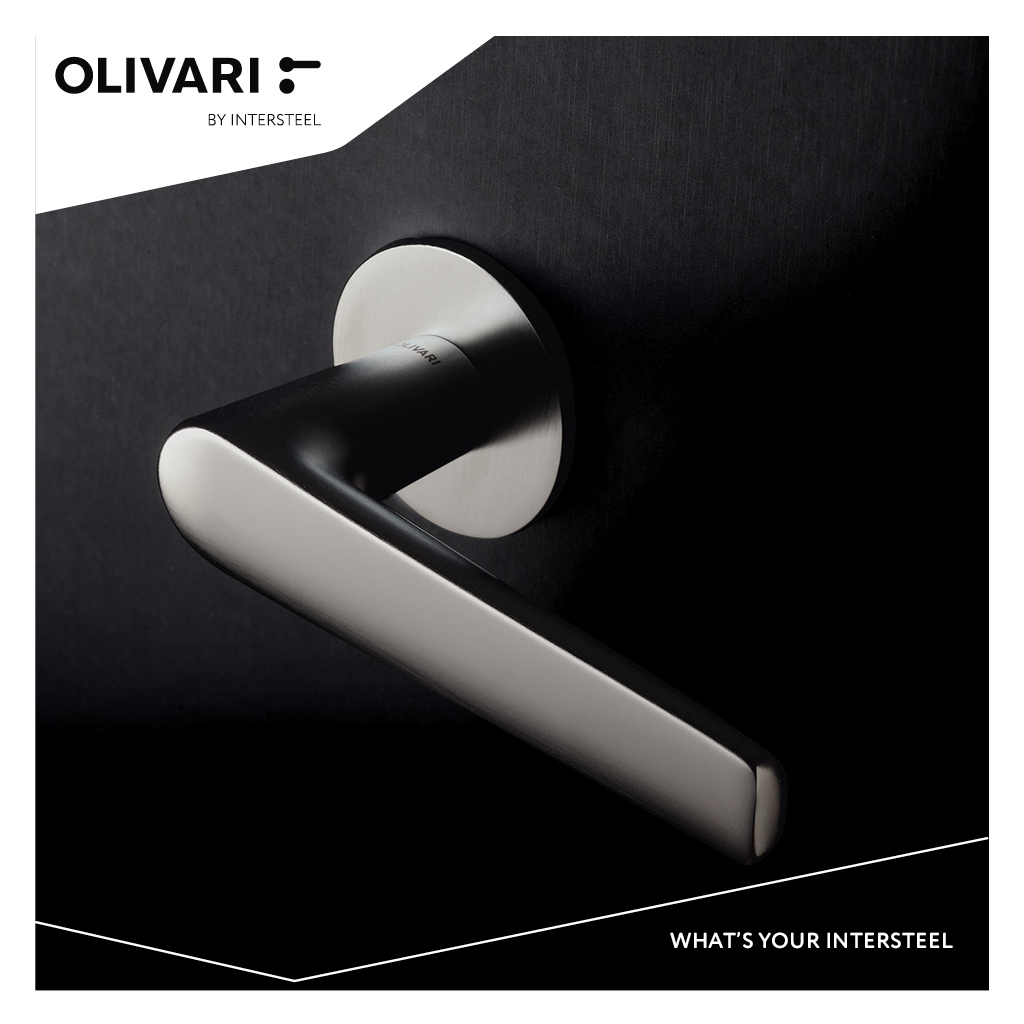 Intersteel Olivari deurkruk Lugano op rozet rvs mat titaan PVD 5 m258nsb8bis 10