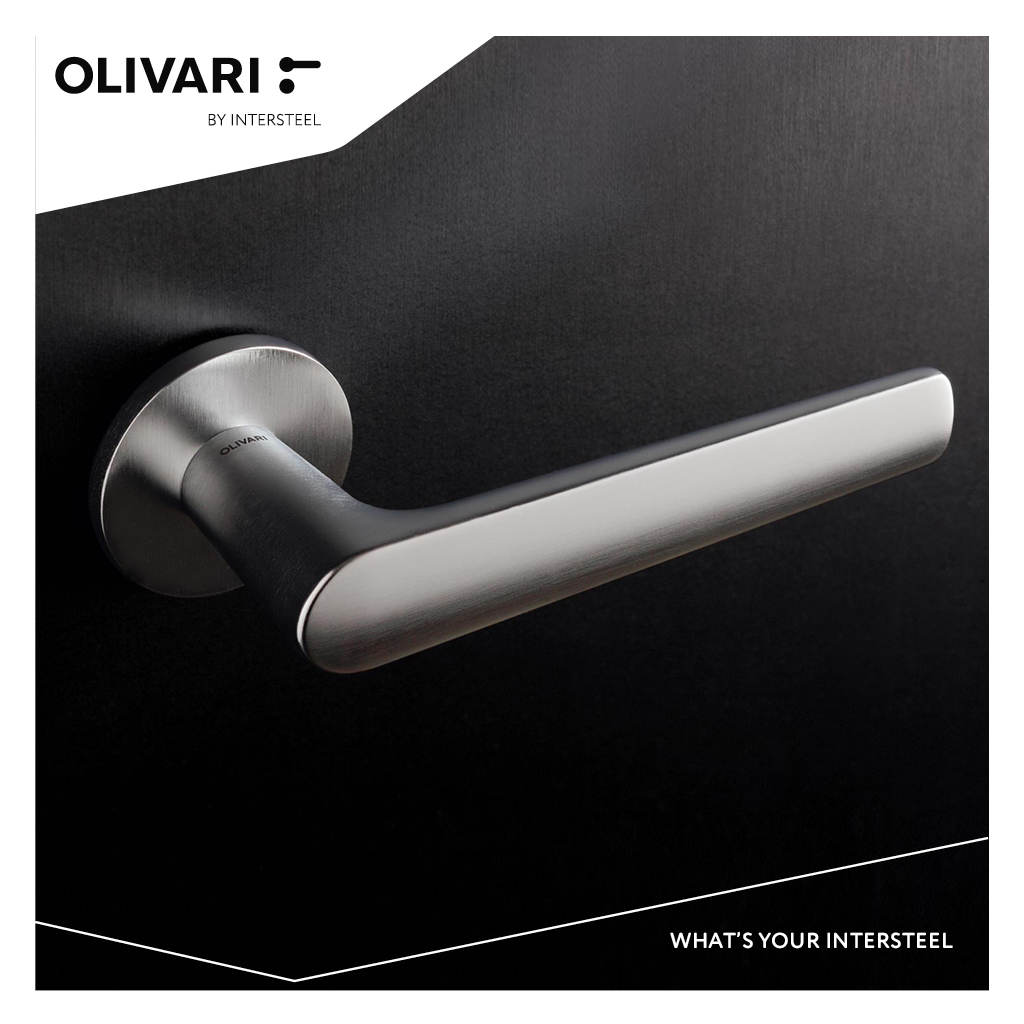 Intersteel Olivari deurkruk Lugano op rozet rvs mat titaan PVD 6 m258nsb8bis 9