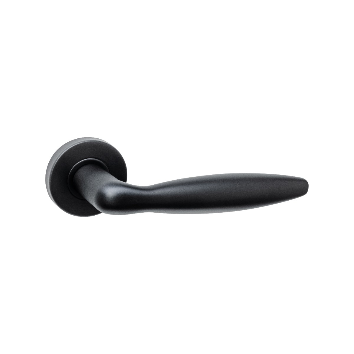 Intersteel Deurkruk Jupiter basic op rozet verdekt ø53x10mm zwart