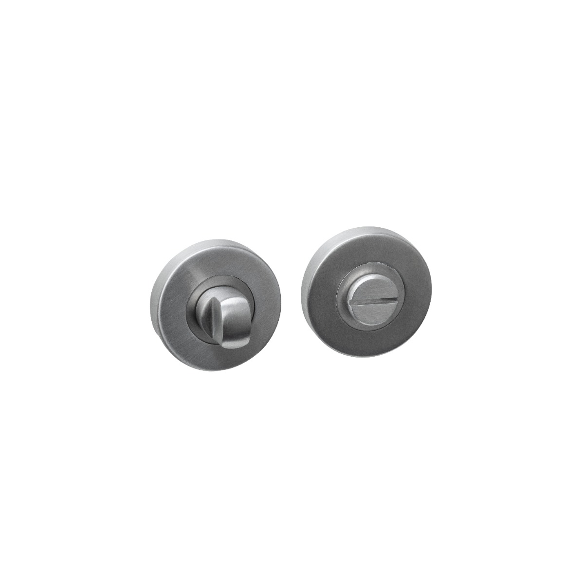 Intersteel WC-sluiting basic verdekt ø53x10mm met stift 6mm en reductie huls 6>8mm rvs