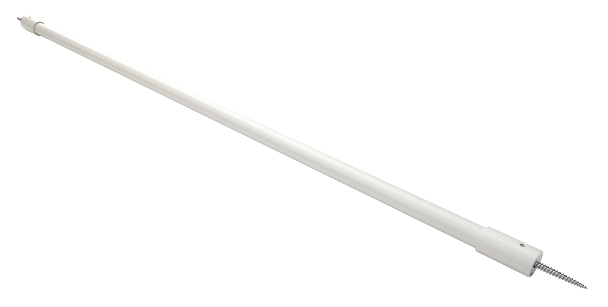 Intersteel SecuBar Twist Staal Heavy Duty set in de dag wit 149cm