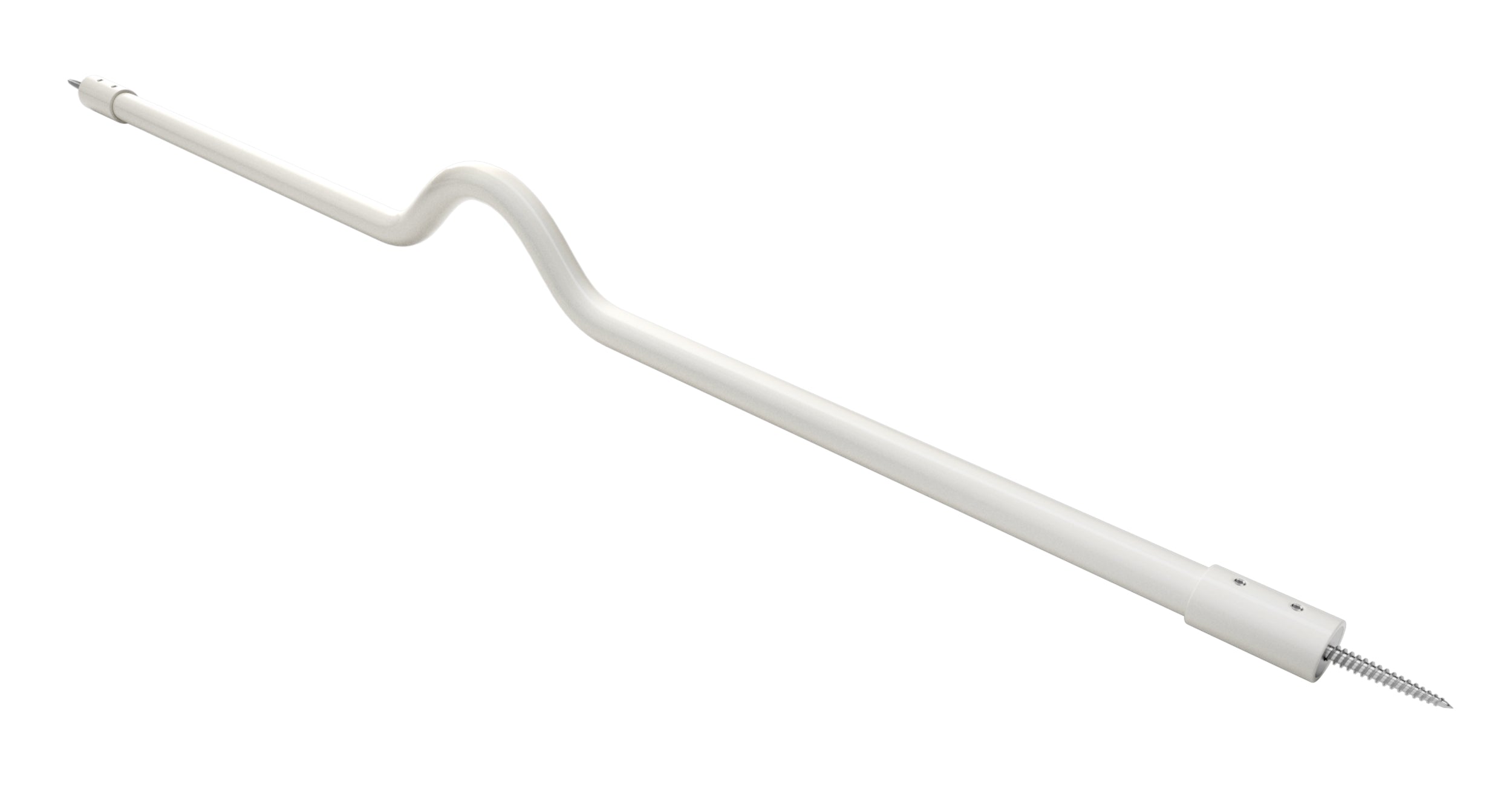 Intersteel SecuBar Twist Staal Combi Heavy Duty set in de dag wit 147cm