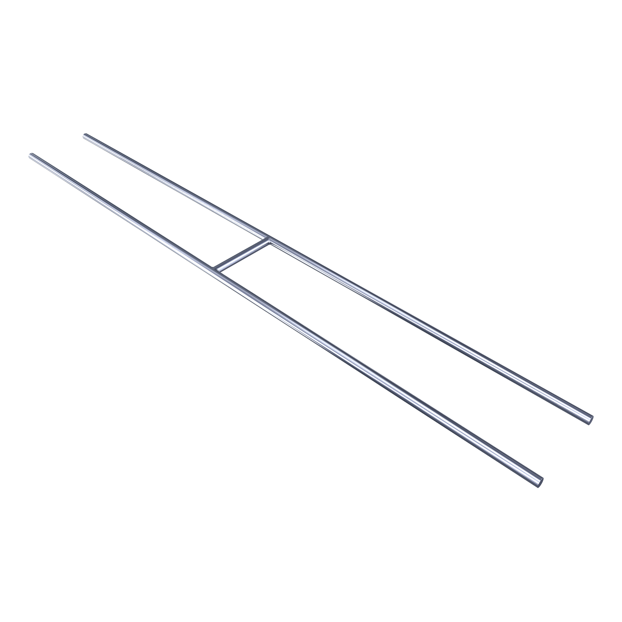 Intersteel SecuBar H-Bar RVS in de dag 149cm