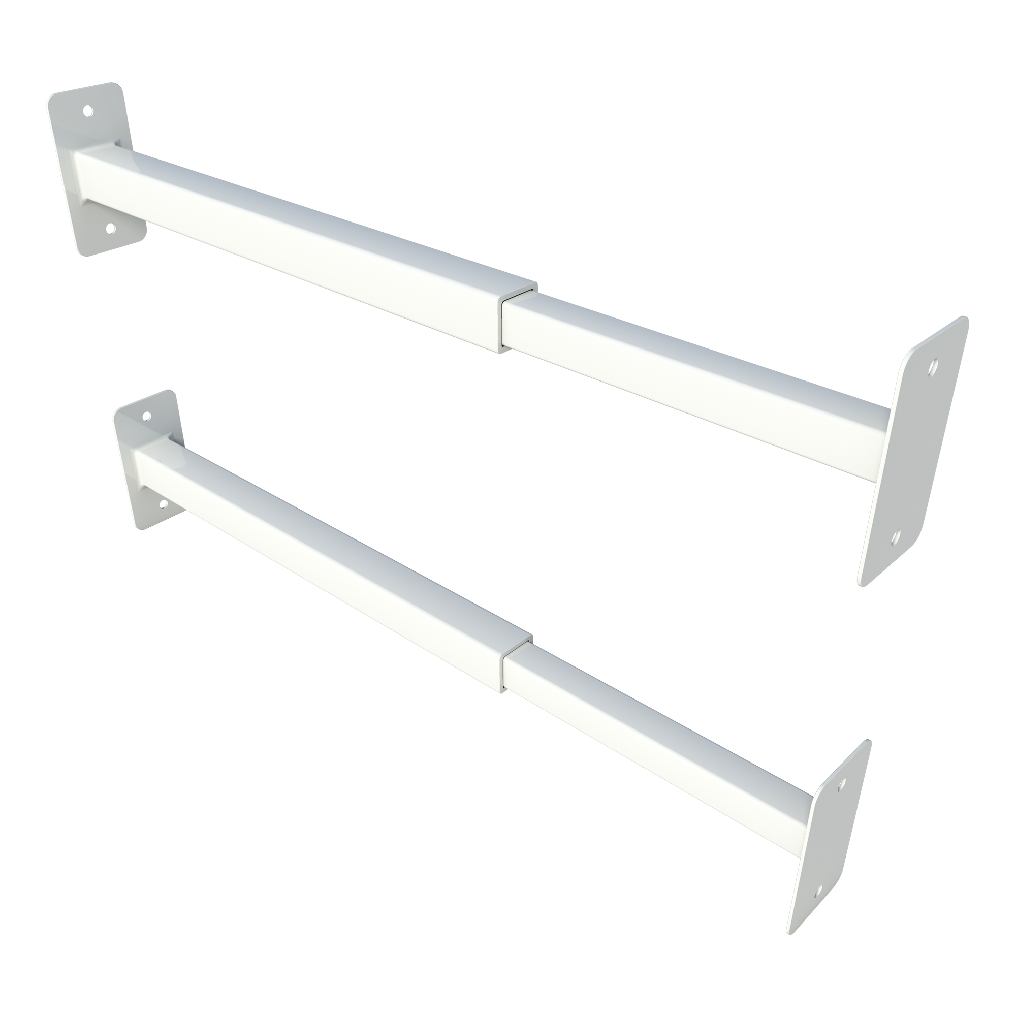 Intersteel SecuBar Duo 31-55cm wit