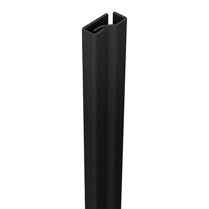 Intersteel SecuStrip Plus binnendraaiend  2300mm zwart ral 9005