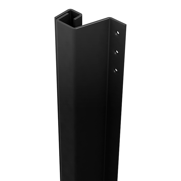 Intersteel SecuStrip Plus buitendraaiend 0-6mm 2300mm zwart ral 9005