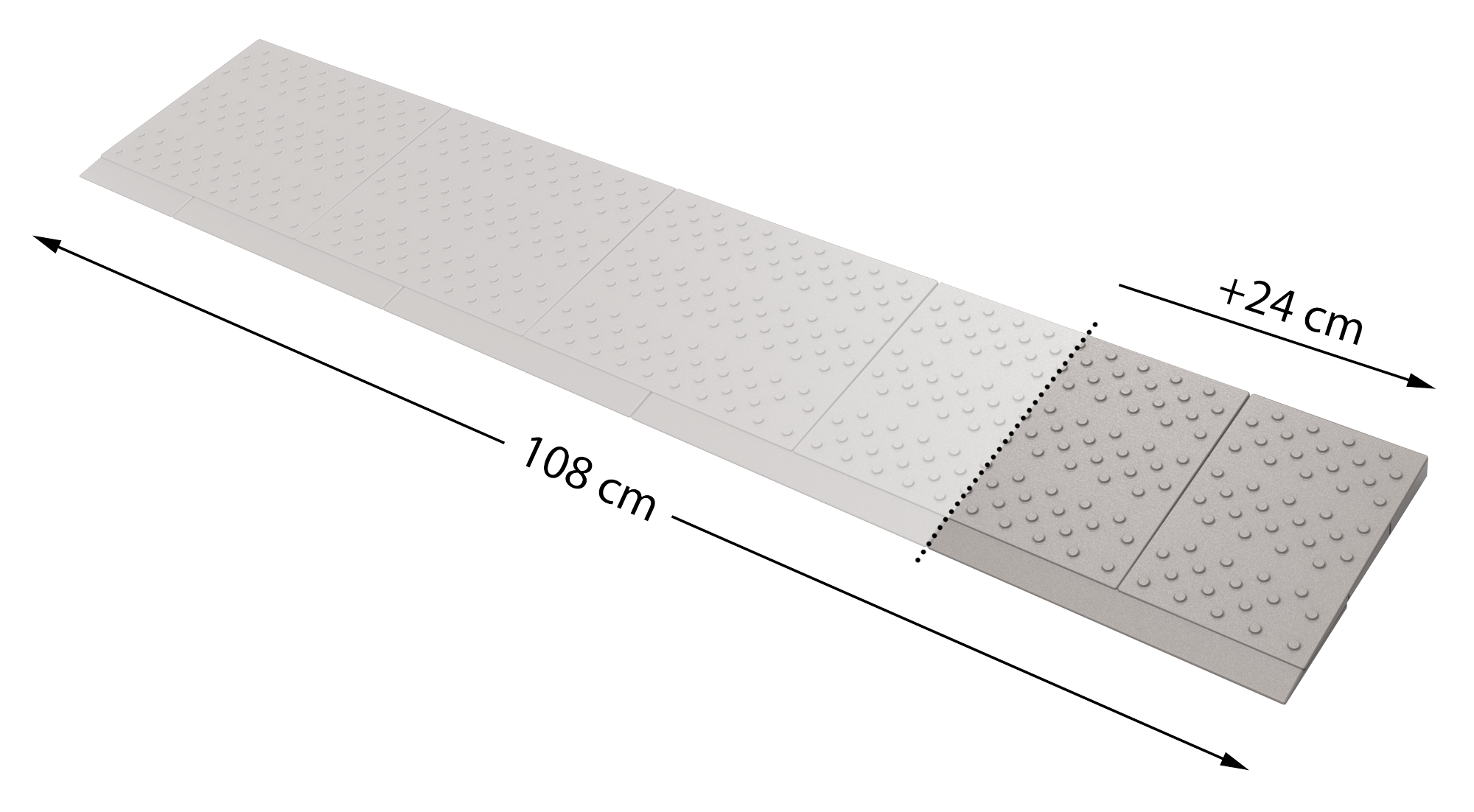 Intersteel SecuCare Drempelhulp set 1 verbreding-set naar 108cm