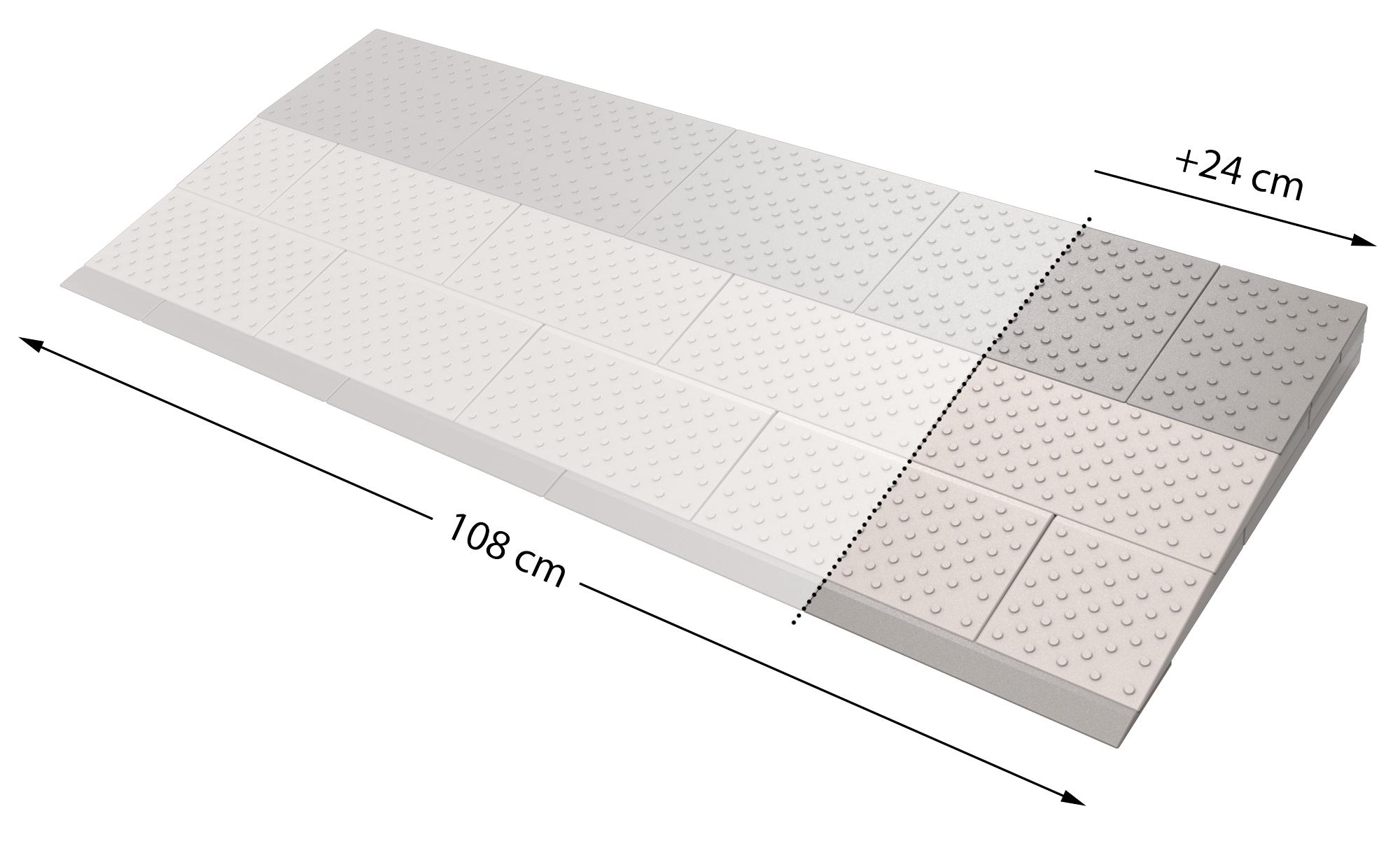 Intersteel SecuCare Drempelhulp set 3 verbreding-set naar 108cm