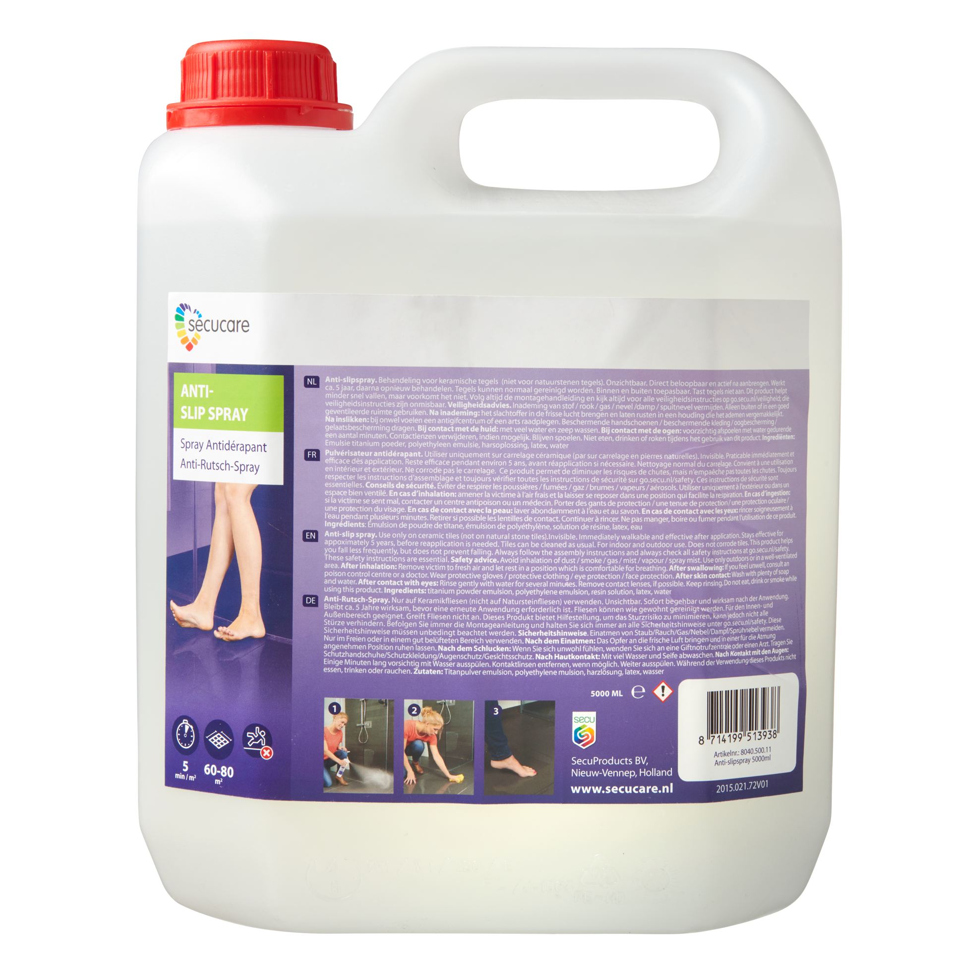 Intersteel SecuCare Anti slip spray 5 Liter