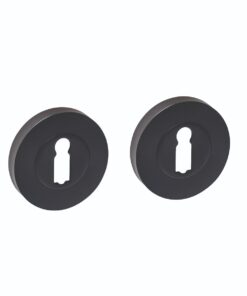 Intersteel Sleutelrozetten verdekt ø53x10mm met nokken zwart