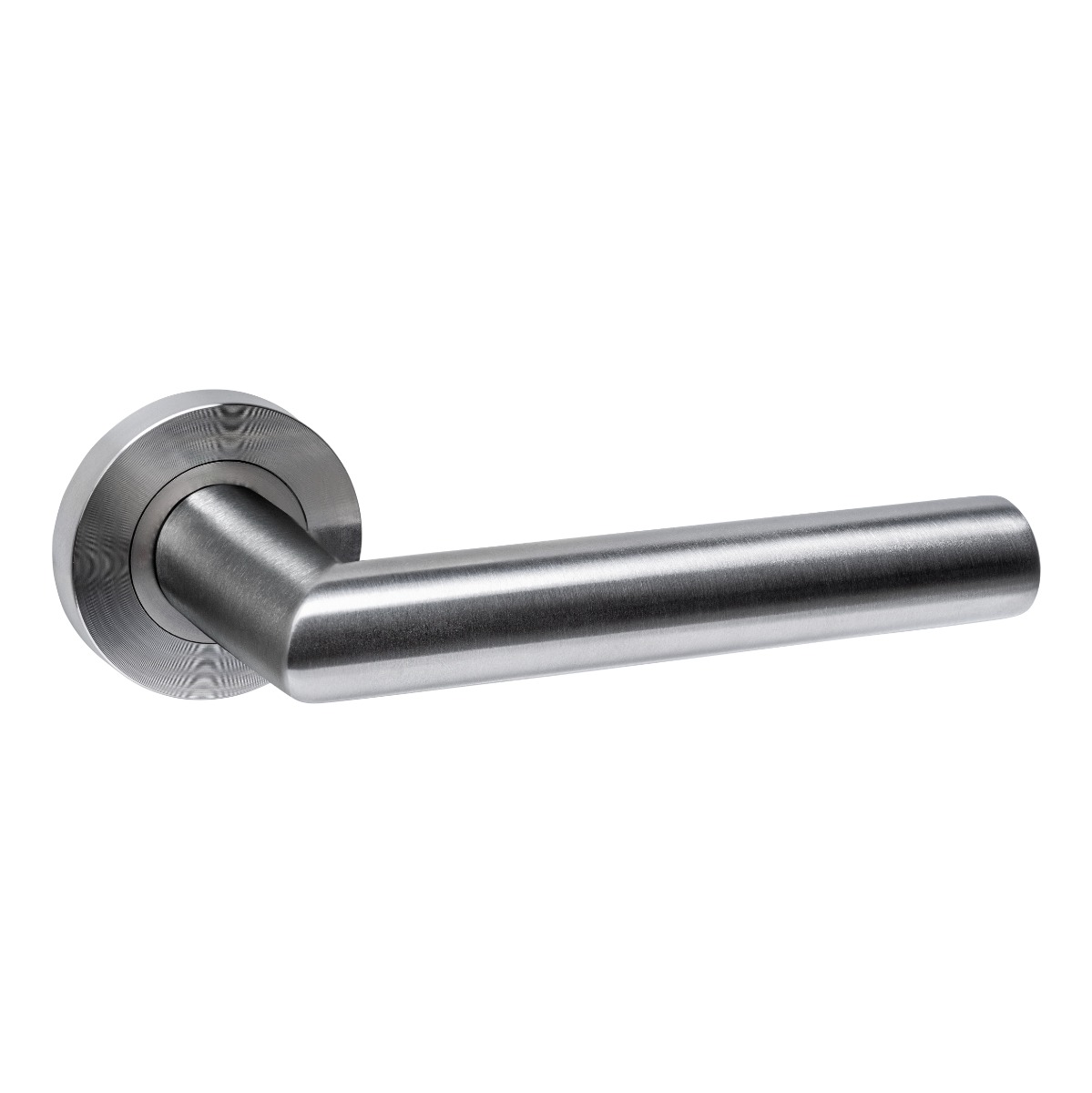 Intersteel Deurkruk Sicura zonder blokkeer mechanisme op rozet verdekt ø53x10mm met nokken rvs