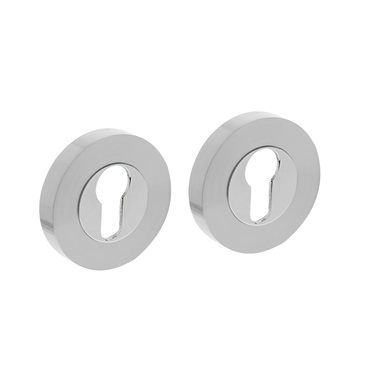 Intersteel Cilinderrozetten verdekt ø53x10mm met nokken rvs