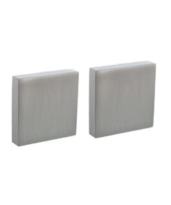 Intersteel Afdekrozetten verdekt 52x52x10mm met nokken rvs
